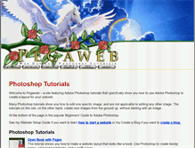 Tablet Screenshot of pegaweb.com